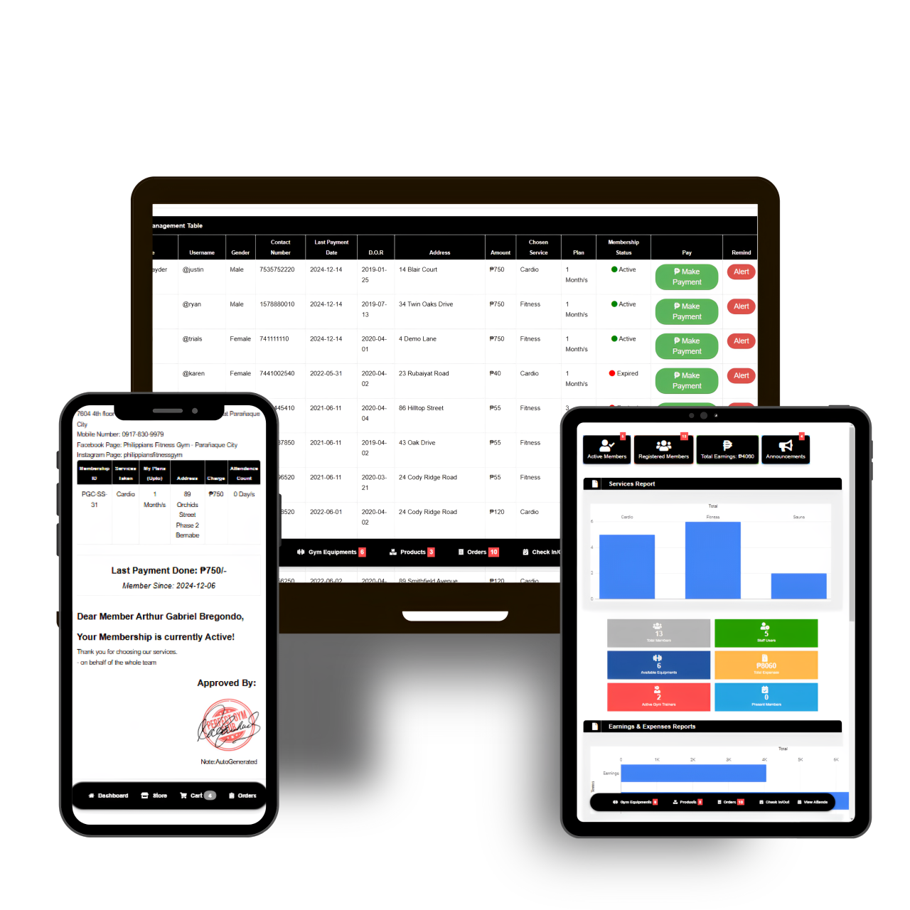 Gym Management System