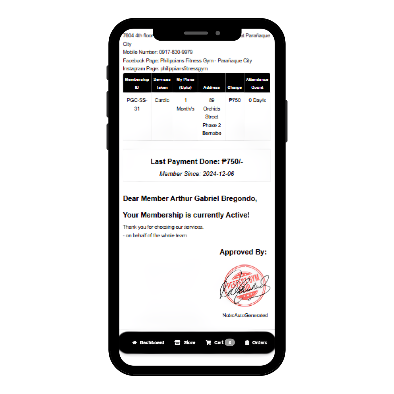 Gym Management System